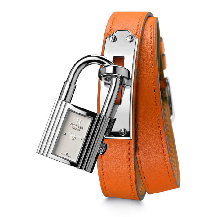 Kelly padlock watch, $3381.19, Hermes