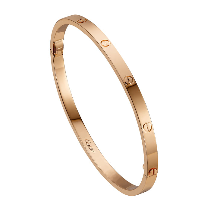 The iconic Cartier Love bracelet gets a new brushed finish