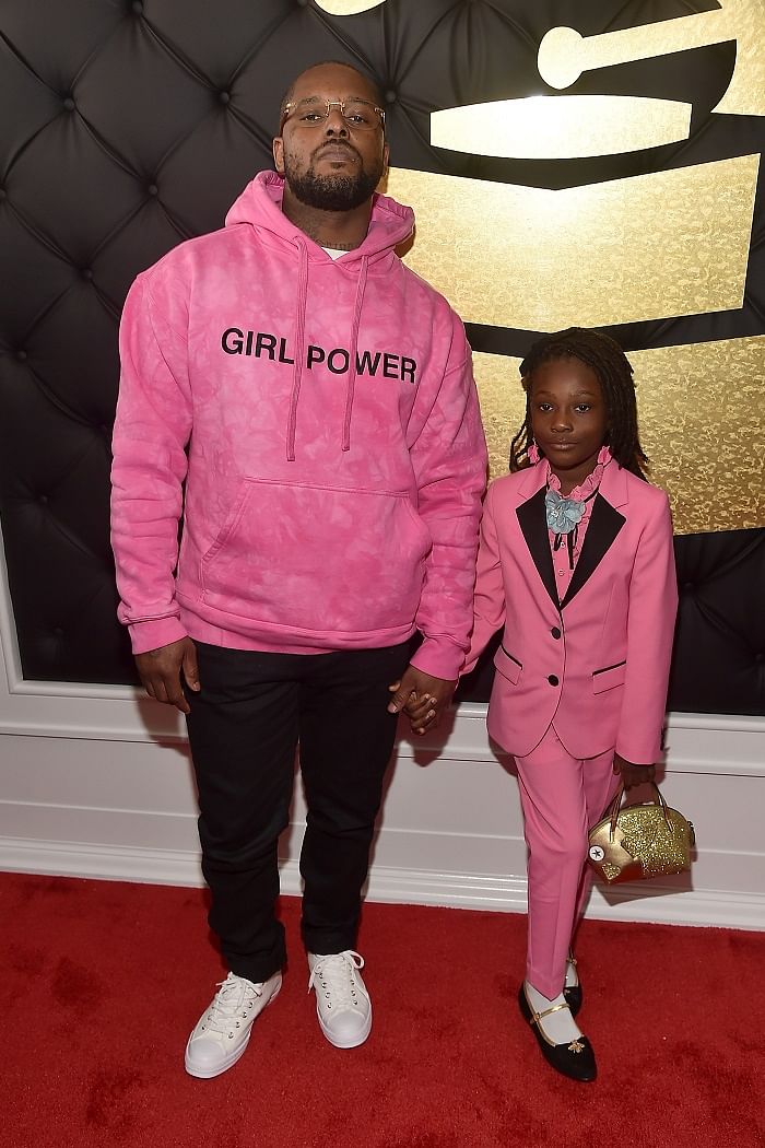 CELEB DADS ATTEND THE 2017 GRAMMY AWARDS WITH THEIR KIDS