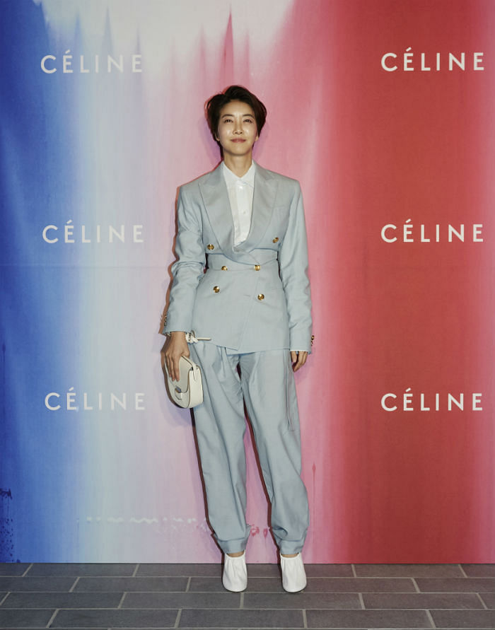 23 March 2017 - Seoul, South Korea : South Korean actress Go Joon-hee,  attends photo call for the French fashion brand Celine flagship store  launching at Cheongdam Store in Seoul, South Korea
