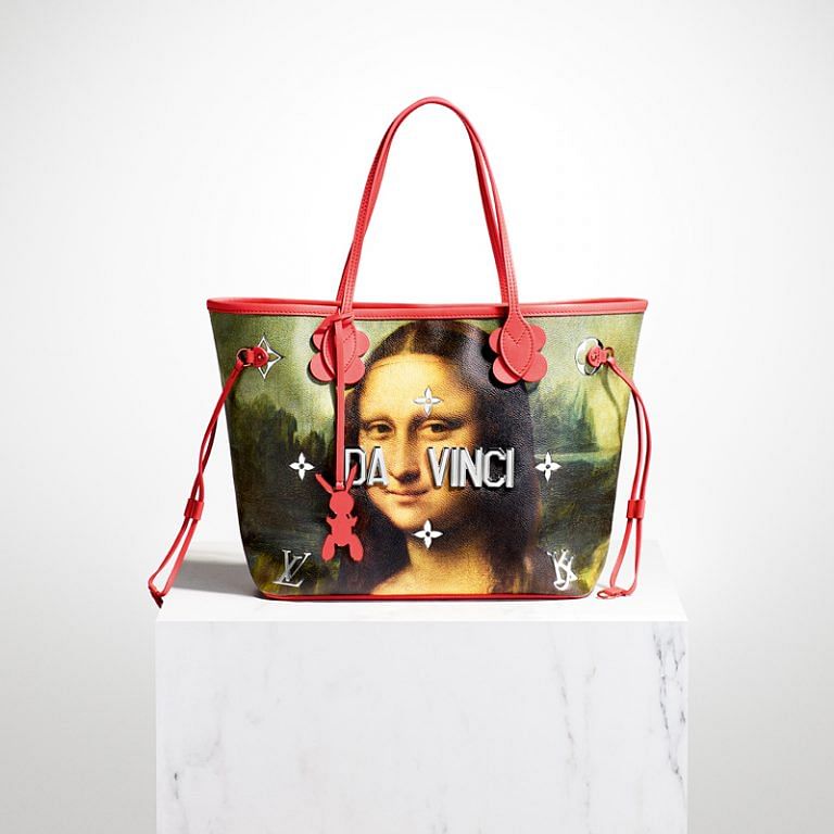 Louis Vuitton x Jeff Koons Masters Collection Mona Lisa Neverfull
