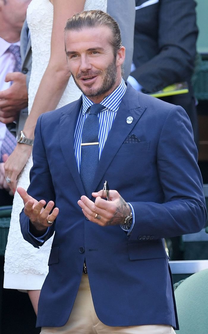 David beckham clearance blue blazer