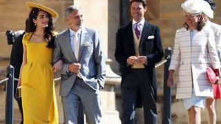 Amal Clooney, George Clooney, Royal Wedding