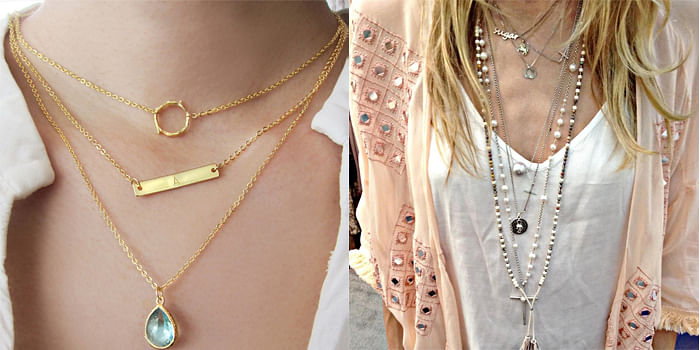 6 Tricks To Layering Your Necklaces Like A Fashion Girl