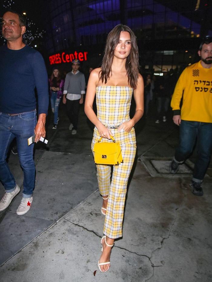 Yellow - Flaunt and Center  Jumpsuit street style, Gucci mini bag