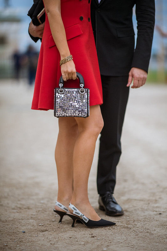 HOW TO STYLE THE RED LADY DIOR HANDBAG