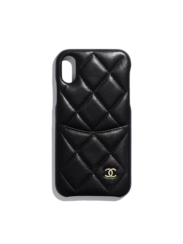 Chanel iPhone 12 Classic Case w Strap  Black Technology Accessories   CHA828758  The RealReal