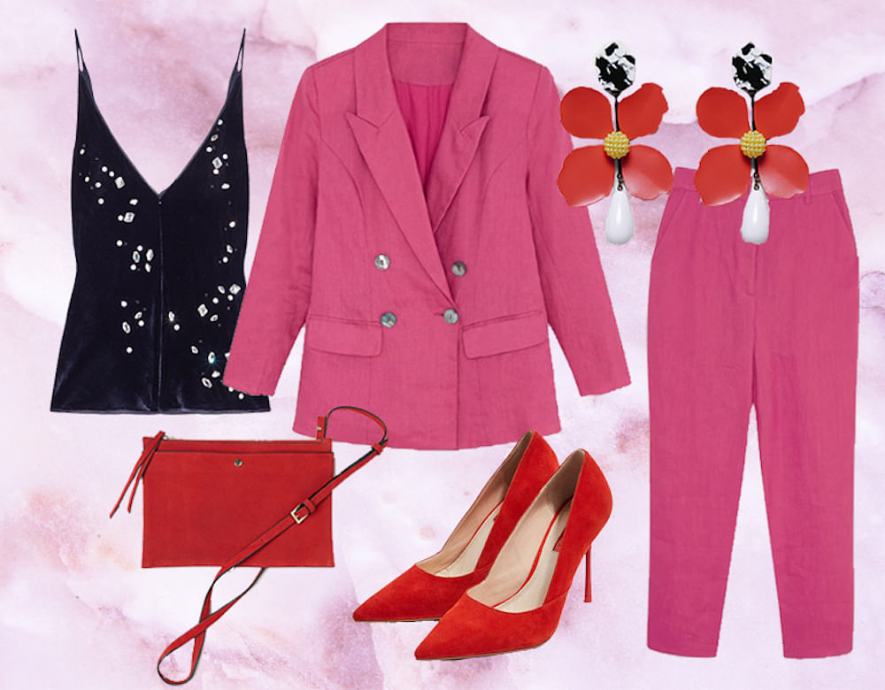 Red And Pink In One Outfit? We Show You How - Harper's Bazaar Singapore