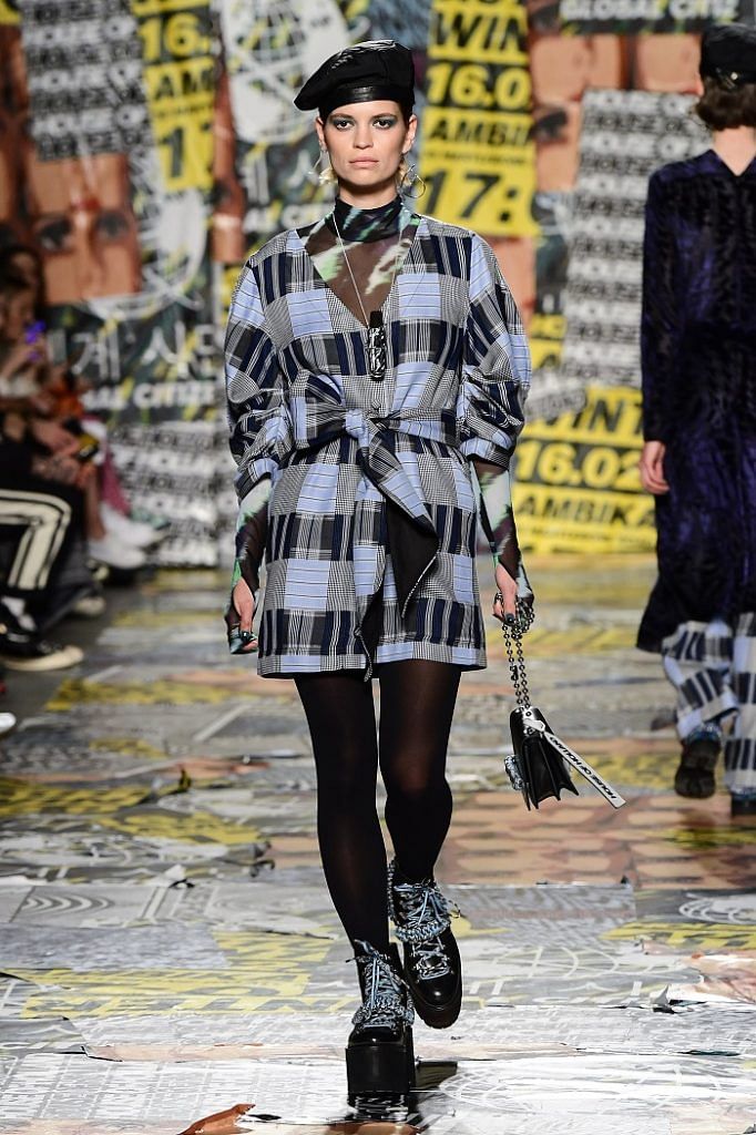 Vivienne Westwood protests climate change with Homo Loquax show at