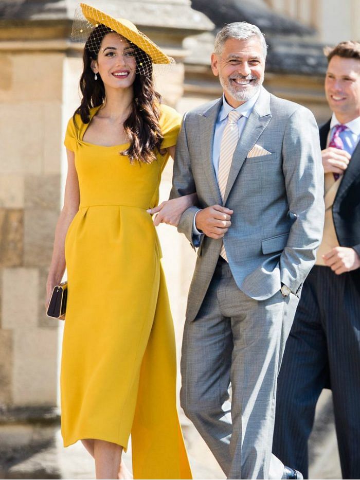 Amal Clooney and George Clooney Attends Wedding