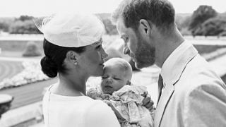 Duke and Duchess of Sussex and Archie