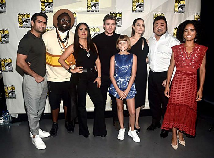Kit Harington And Salma Hayek Tease Their New Marvel Movie On Instagram