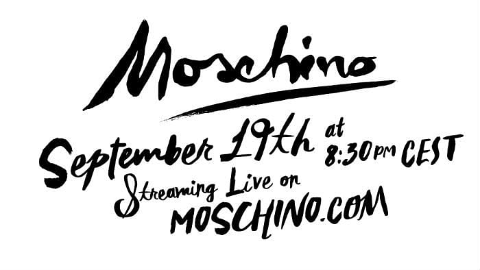 Moschino livestream SS20