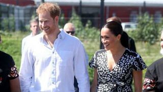 Prince Harry and Meghan Markle in South Africa