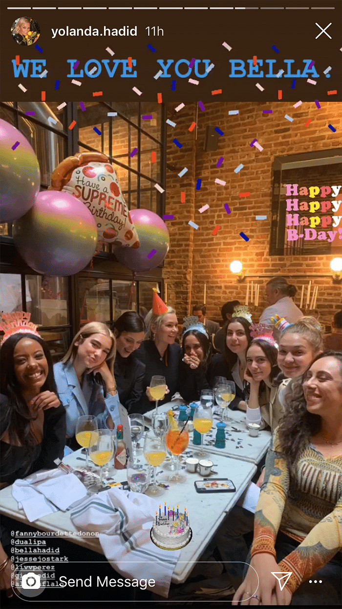 All of Bella Hadid's 23rd Birthday Party Photos
