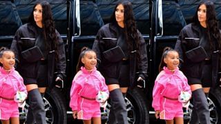 Kim Kardashian West Shows Off North And Chicago's Adorable Twinning Outfits