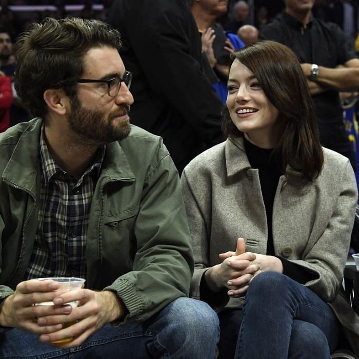 Emma Stone and Dave McCary