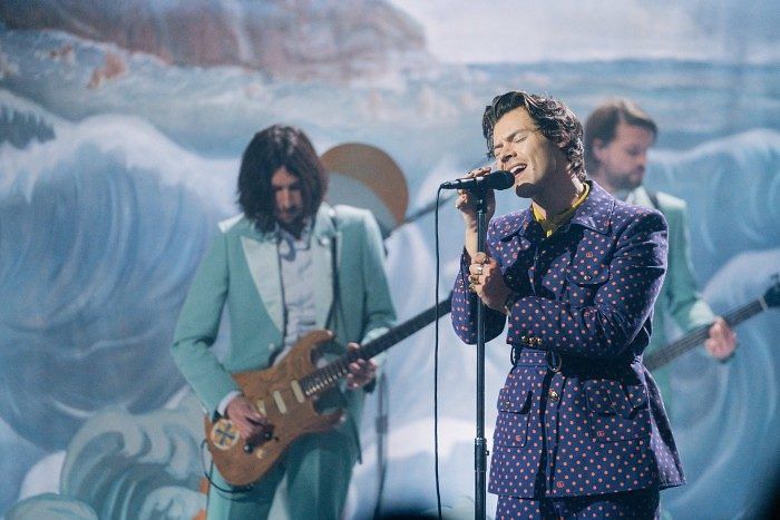 Harry Styles at The Late Late Show