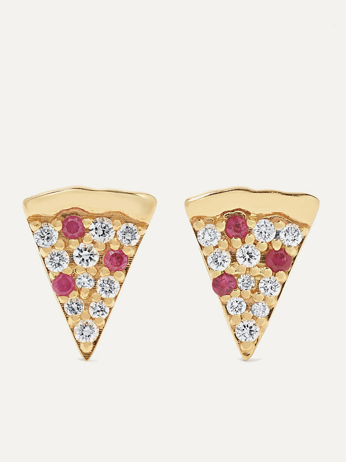 Domino's Is Giving Away a Pizza-Slice Engagement Ring Topped With Diamonds  and Rubies - Kings Jewelry