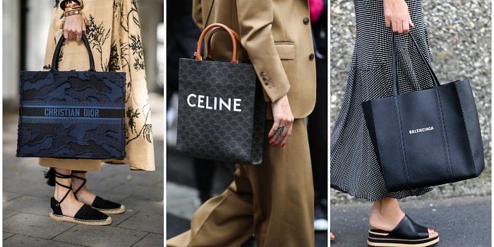 Tote Bags Street Style Getty Images Celine,Dior and Balenciaga