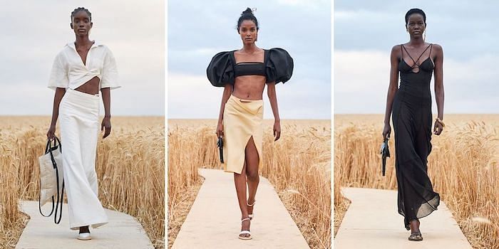 Jacquemus Sets Spring 2021 Show In Field of Gold