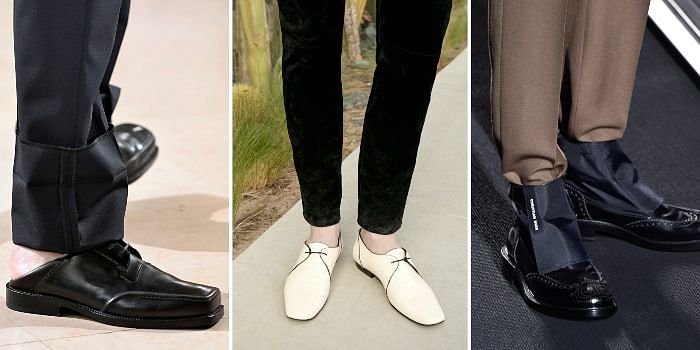 Leather Loafer Collage Margiela, Dior Homme and Saint Laurent