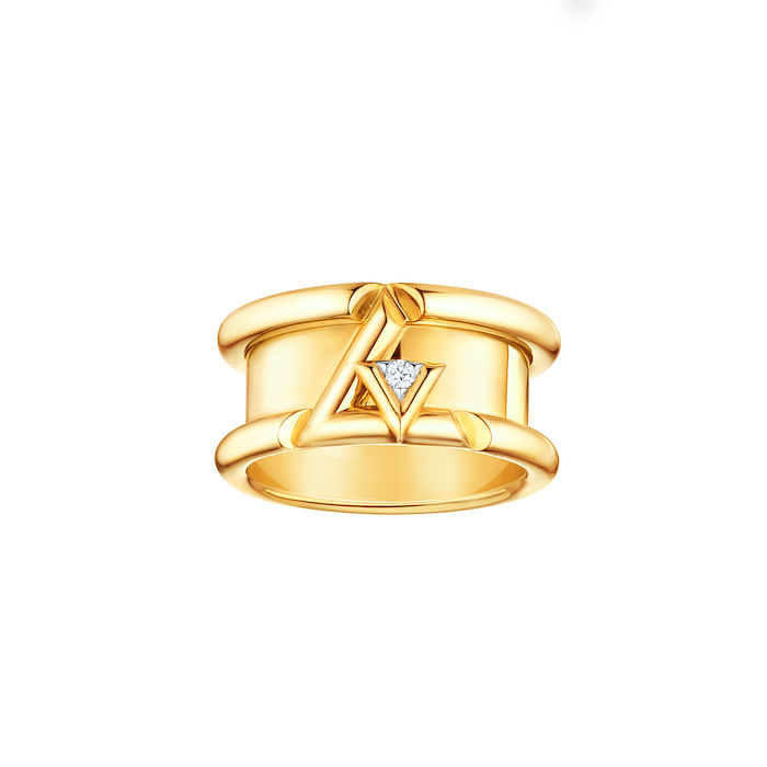 Buy Louis Vuitton LV Volt Multi Gold Ring | Solitaire Jewelers