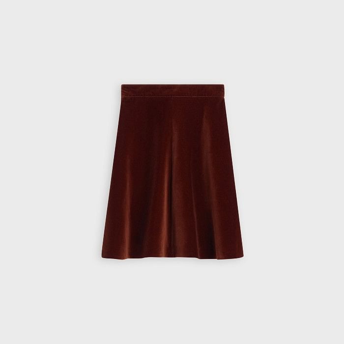 Celine 70’S Short Skirt in Velvet