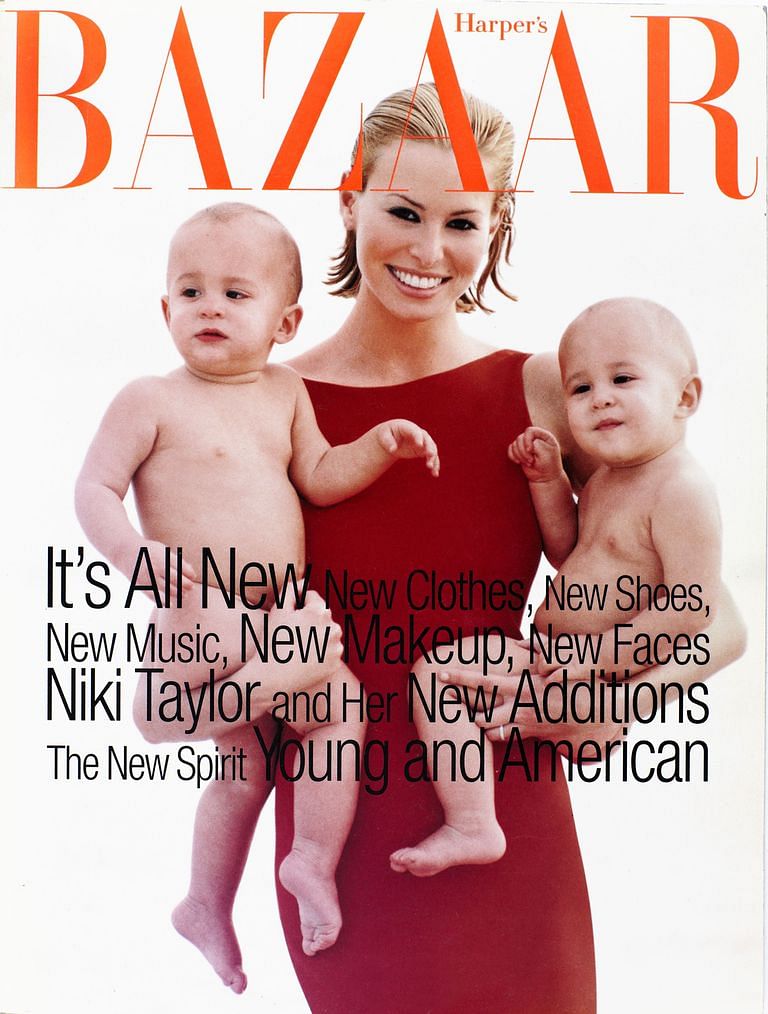 Niki Taylor Harper's BAZAAR Cover