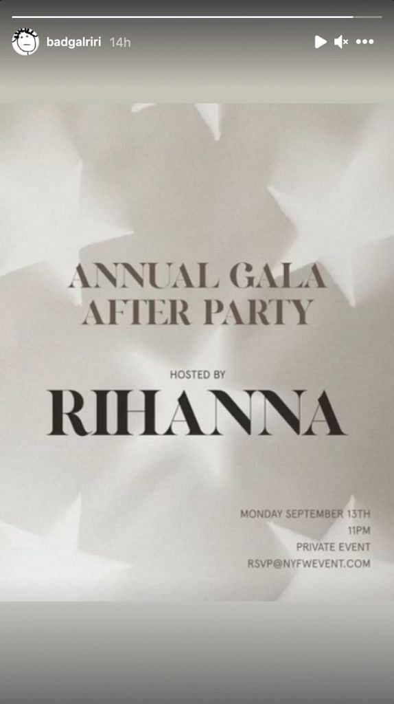 Rihanna Met Gala After Party IGS
