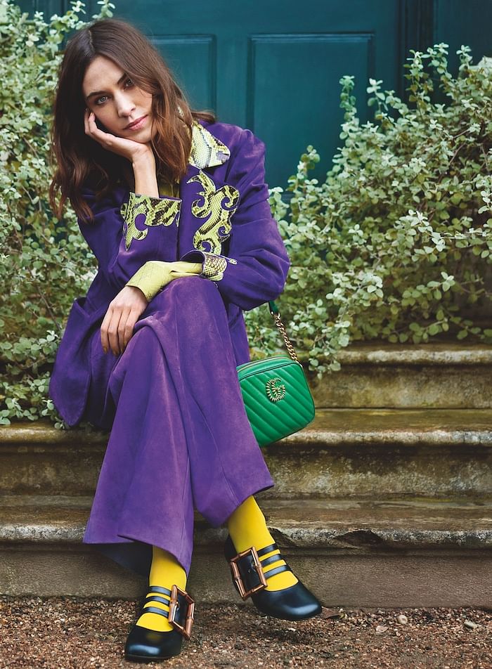 Alexa Chung Dazzles In Gucci's Beloved Collection Of Handbags