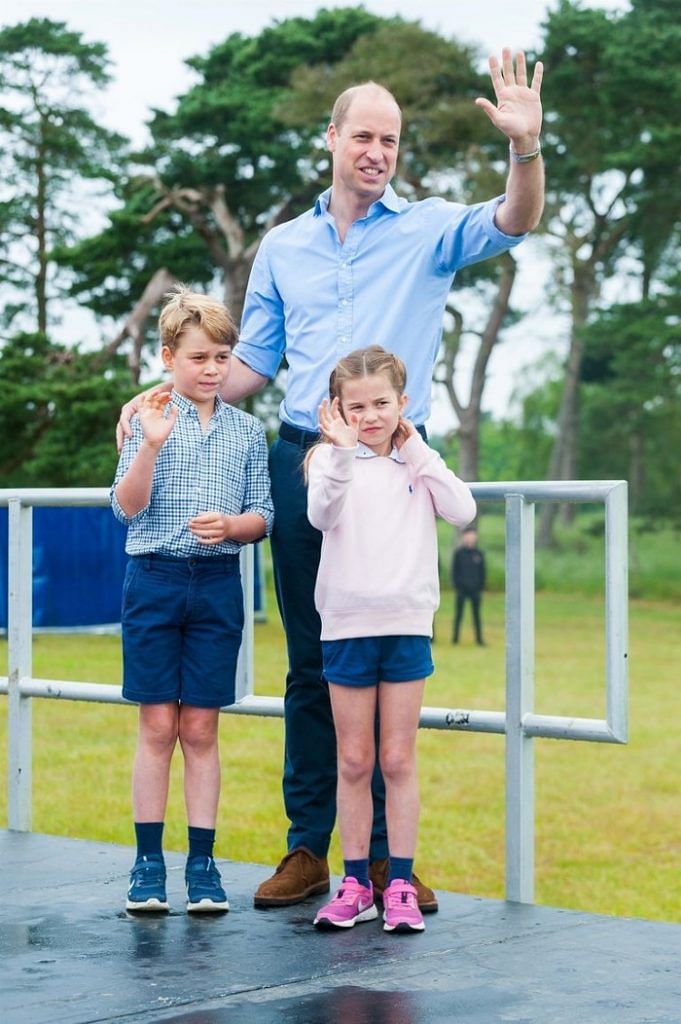 Prince William Prince George Princess Charlotte Father's Day 2021