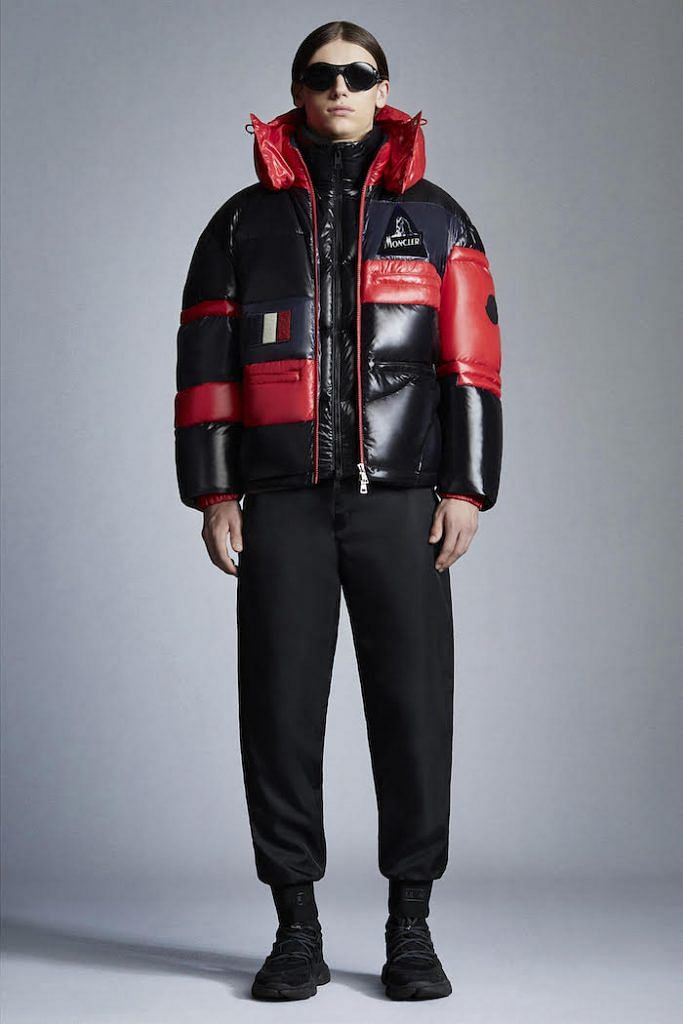 moncler jacket mens red