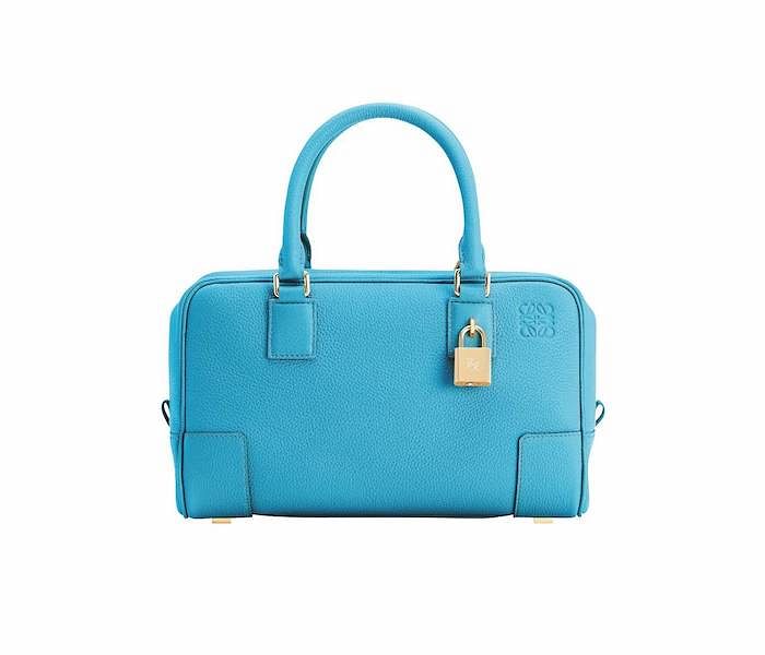 Loewe Textured Briefcase - Blue Briefcases, Bags - LOW51489