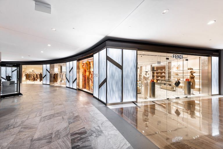 SINGAPORE - CIRCA APRIL, 2019: Storefront Of Fendi Store In The