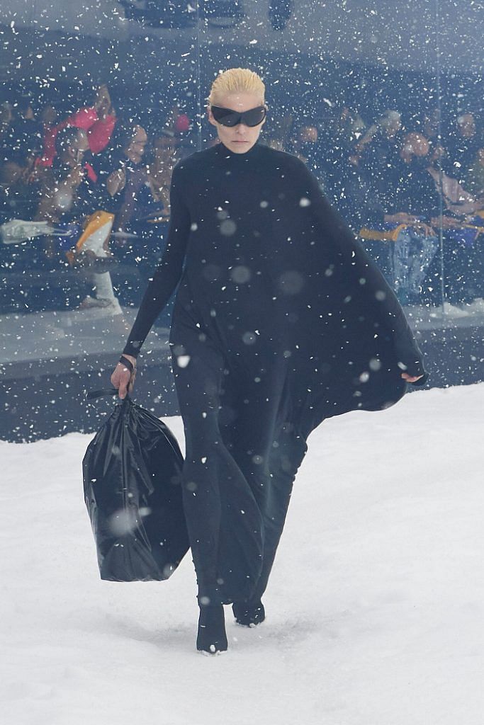 Stunning Fashion Moments And Collaborations That We Love-Balenciaga Snow Globe Runway