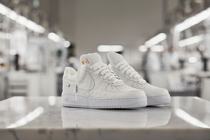 Virgil Abloh s Louis Vuitton X Nike Air Force 1 Collection Drops