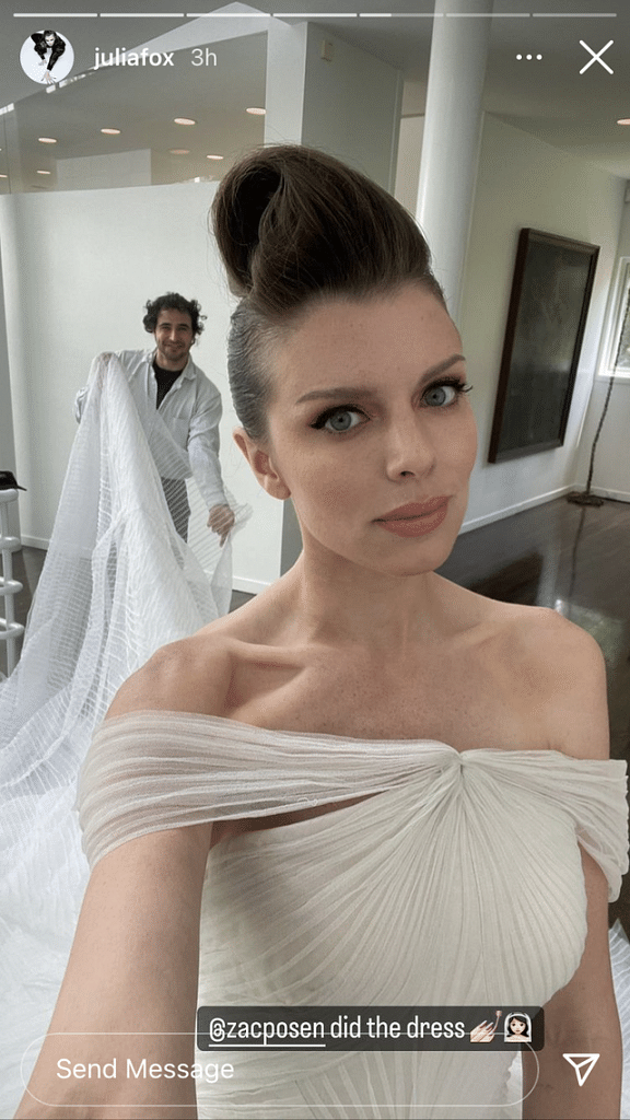 Julia Fox Combines Sci-Fi Glam With A Fairytale Dress For An Ethereal Bridal Look