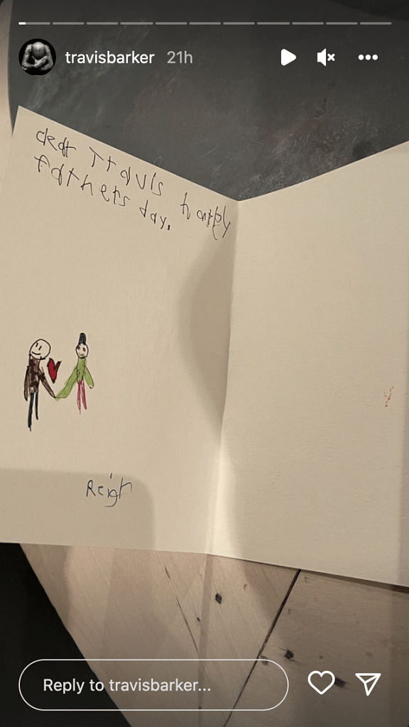 Kourtney Kardashian’s Kids Wrote Father’s Day Cards For Travis Barker