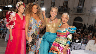 All The Celebrities At The Dolce & Gabbana Alta Moda Women’s Show In Sicily, Italy