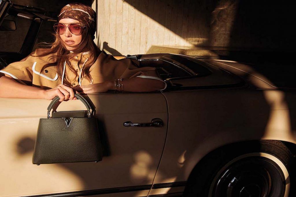 Miranda Kerr in Louis Vuitton Capucines Bag Summer 2021 — Anne of