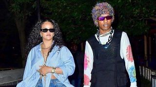 Rihanna A$AP Rocky Baggy Jeans