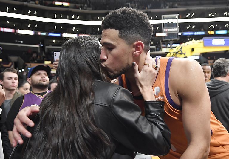 Kendall Jenner supports Devin Booker at the NBA finals.