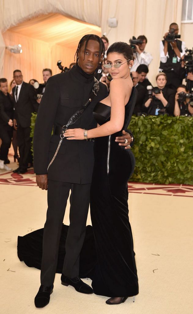 Kylie Jenner and Travis Scott at the Met Gala