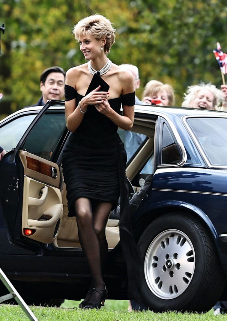 Princess Diana's Revenge Dress in The Crown Season 5