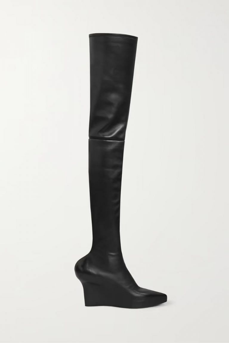 Patti Wedge High Boot: Το παπούτσι της Louis Vuitton που θυμίζει biker  jacket