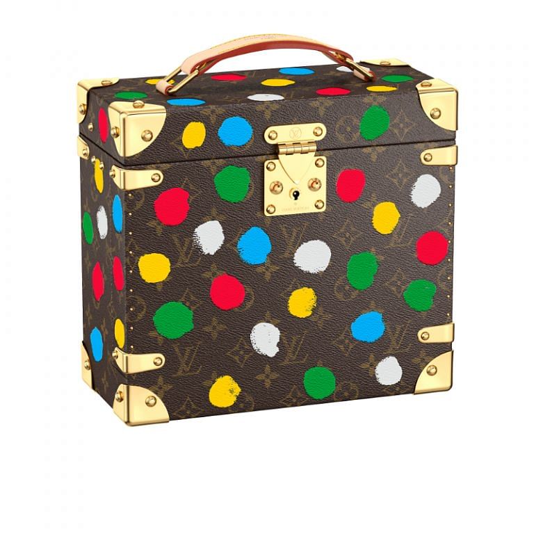 Cloth handbag Louis Vuitton x Yayoi Kusama Multicolour in Cloth - 30224138