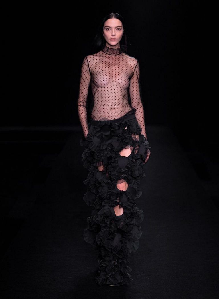Suga Goes Monochrome at the Valentino Haute Couture Spring 2023 Show -  Fashionista