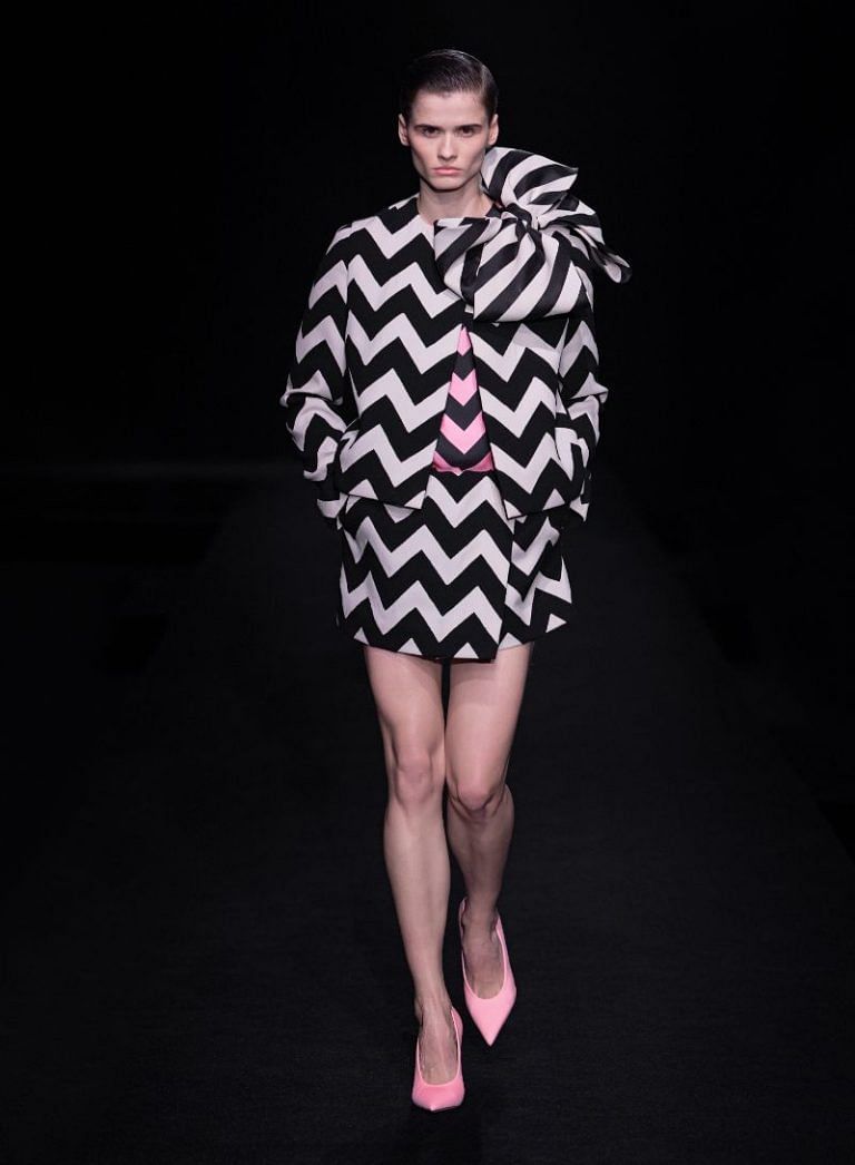 Suga Goes Monochrome at the Valentino Haute Couture Spring 2023 Show -  Fashionista