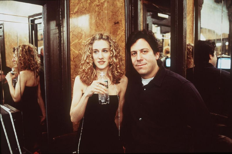 Darren Star and Sarah Jessica Parker in 1998, the year Sex and the City premiered.